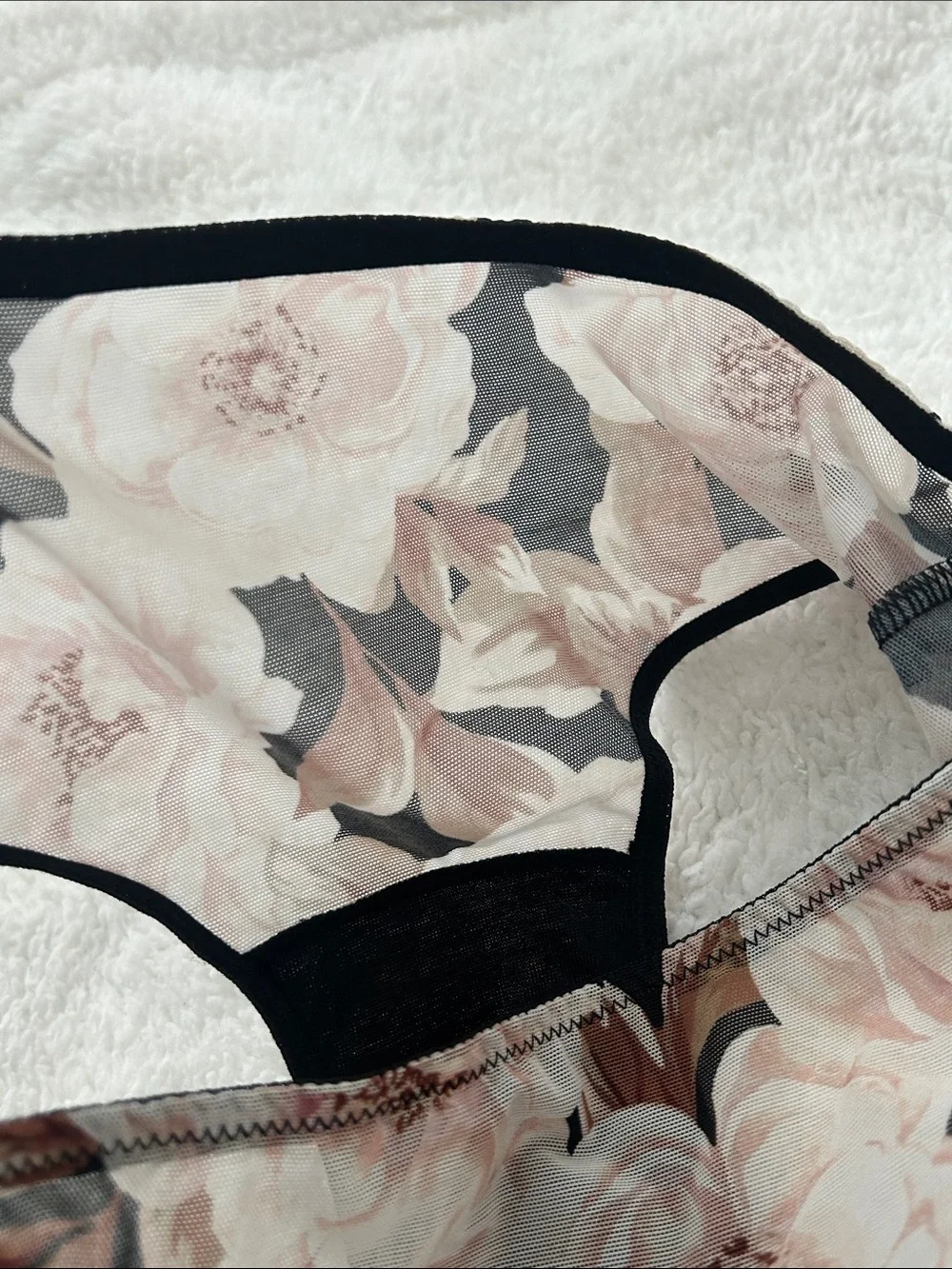 NWT Express Floral Mesh Panty - Picture 5 of 5